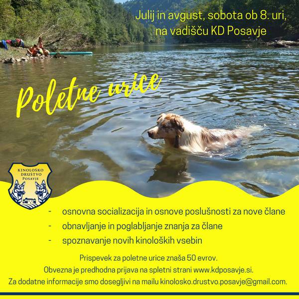 Plakat poletne urice