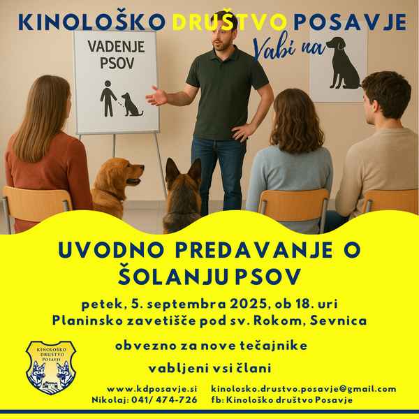Plakat uvodno predavanje